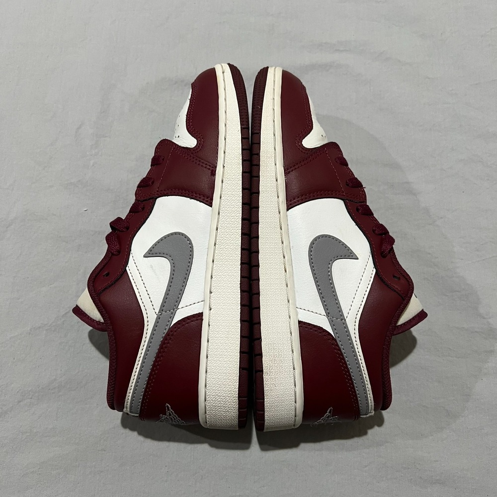 Nike Air Jordan 1 Low GS Womens Cherrywood Red White Low Top Sneakers Size 7.5 - Picture 4 of 6